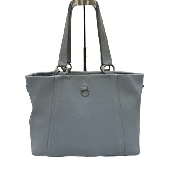 Prada‎ Vitello Daino Shoulder Bag*Beautiful Pale Blue*Great Condition w/COA - Picture 6 of 16
